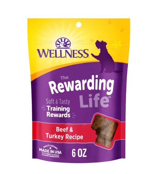 Wellness Rewarding Life Soft and Chewy Grain Free Chicken and Venison Dog Treats